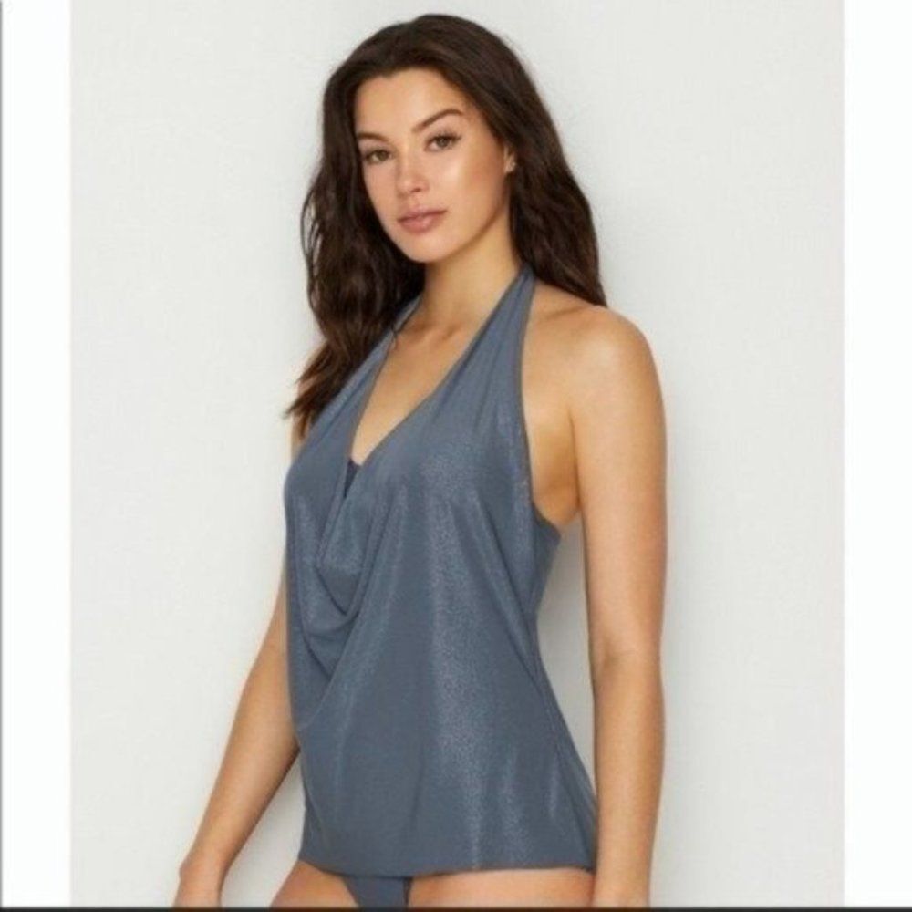 Magicsuit Shimmer Halter Tankini Underwire BRA size 8